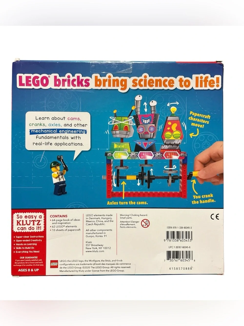 Lego Gear Bots Building Set - Red, Yellow, Blue, Purple